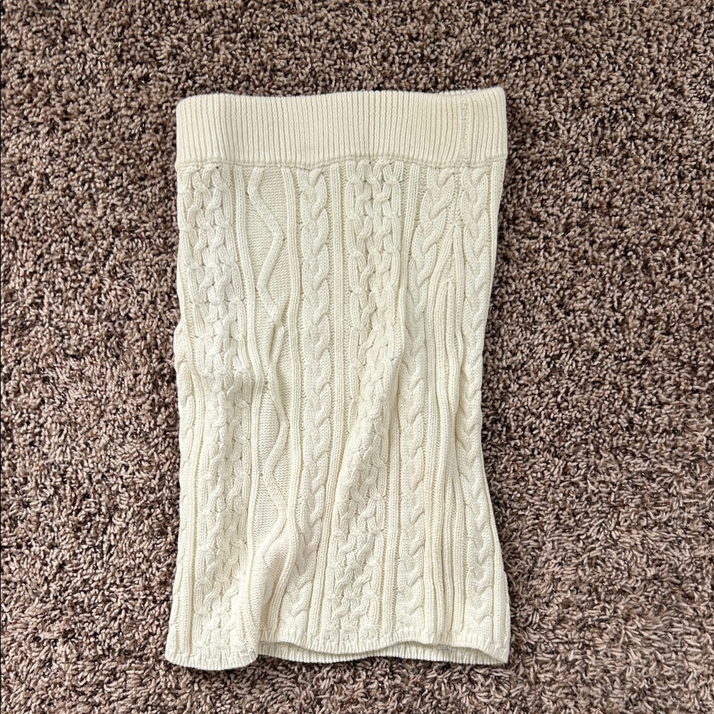 Laugh Cry Repeat Ivory Knit Garment